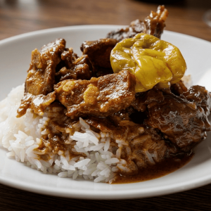 Odika au poulet fumé + accompagnement au choix