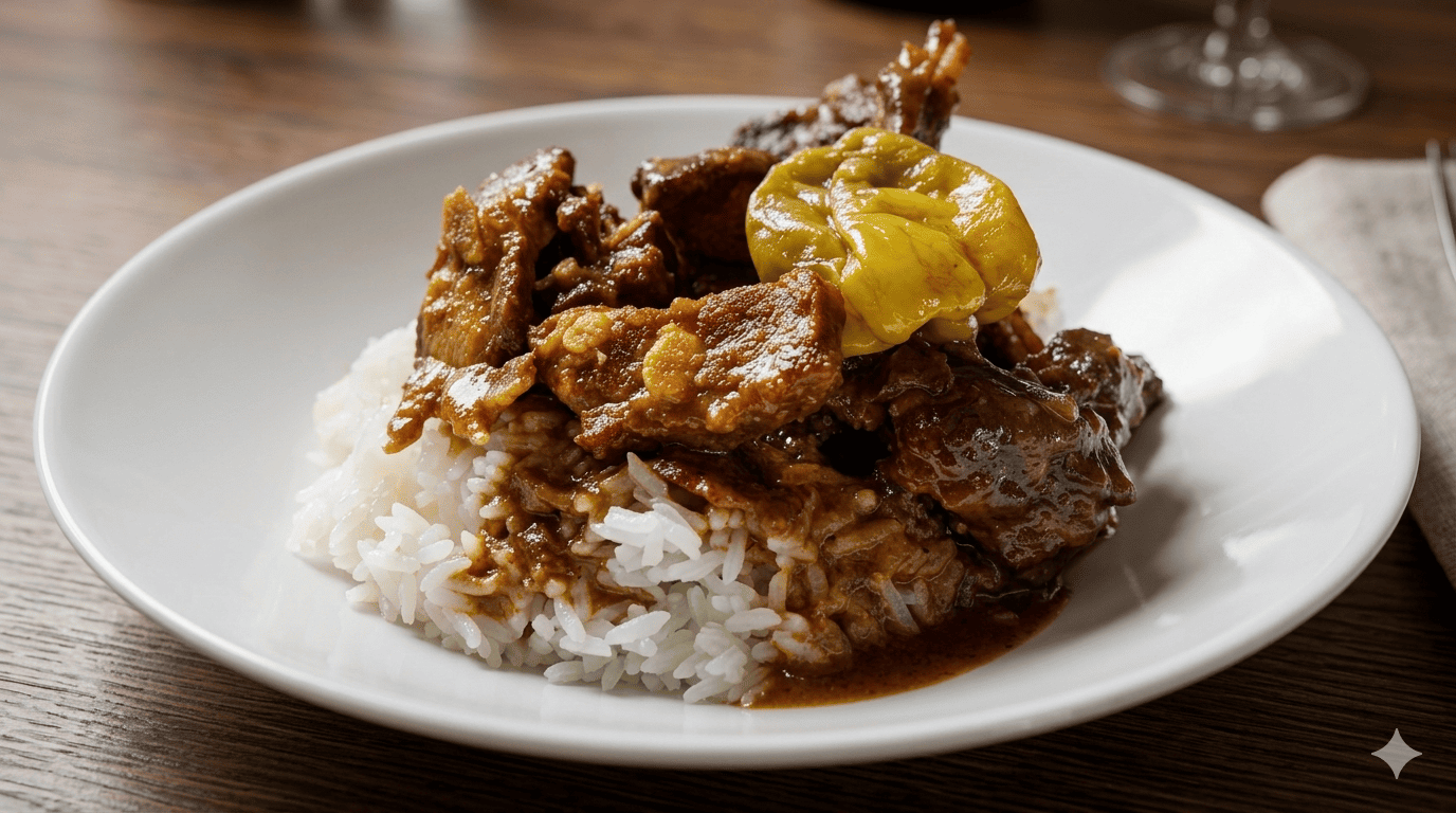 Odika au poulet fumé + accompagnement au choix